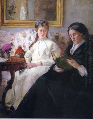 Portret van de kunstenaar S moeder en zus