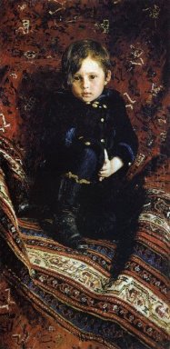 Portrait Of Yuriy Repin The Artist S Son 1882