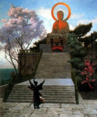 Um japonês Implorando a Divindade
