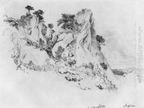 Pinus On The Cliffs Alupka 1879