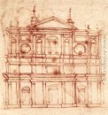 Projet pour la façade de San Lorenzo , Florence c . 1517
