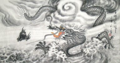 Dragon - Lukisan Cina