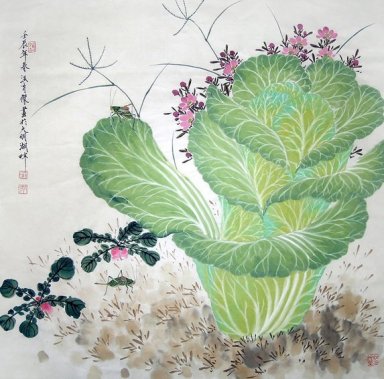 Vegetais - Pintura Chinesa