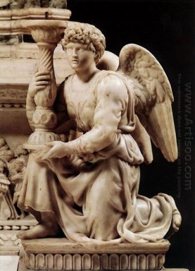 Engel mit Kerzenhalter 1495