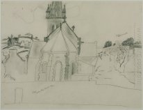 Studio per 'Chiesa a Tréboul'