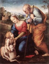 La familia santa con un cordero 1507