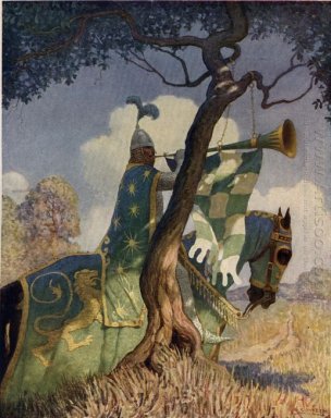 Le chevalier vert Préparation à la bataille Sir Beaumains
