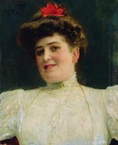 Retrato de uma mulher Olga Shoofs 1907