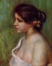 Bust Of A Young Woman With Flowered Ear 1898