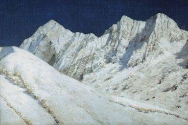 In India Himalaya Sneeuw 1876