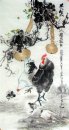 Курица-Тыква - китайской живописи