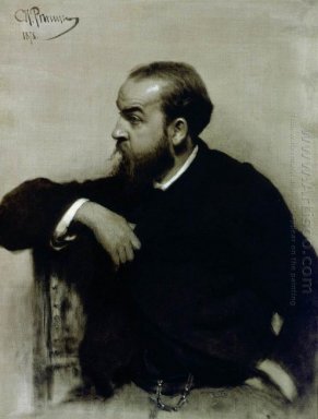 Portret van De Artiest R S Levitski 1878