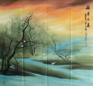 Arbre - Peinture chinoise