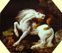 Cheval attaqué par un lion 1765