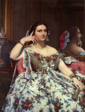 Portret van Madame Moitessier Vergadering 1856