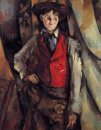 Boy in einer roten Weste 1888