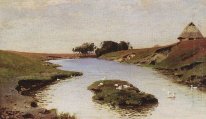 Paysage avec une rivière 1888