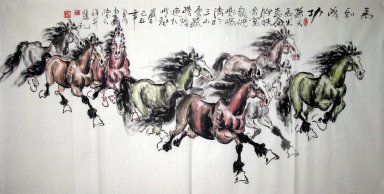Kuda - Lukisan Cina