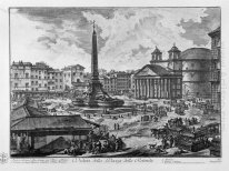 Vista do Dogana Di Terra na Piazza di Pietra