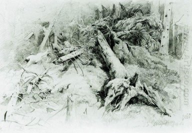 Vent des arbres abattus 1867