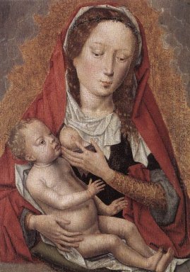 Oil Virgin And Child 1