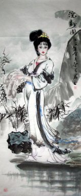 Xi Shi, Four beleza antiga - pintura chinesa