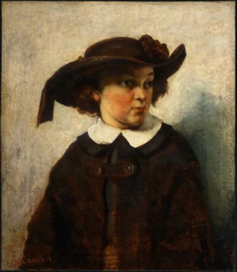 Stående av en ung flicka 1857