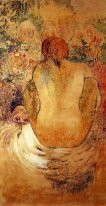 Крадущийся Tahitian женщина 1902