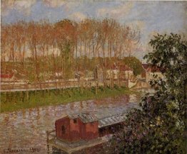 pôr do sol em Moret sur Loing 1901