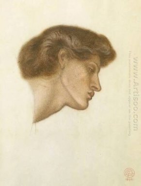 Dante S dröm vid tiden av döden av Beatrice Study 1870
