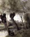 Saint Nicholas Les Arras Willows On The Banks Of The Scarpe 1872