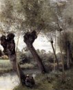 Saint Nicholas Les Arras Willows On The Bank Of The Scarpe 1872