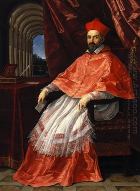 Porträtt av Kardinal Roberto Ubaldini 1625