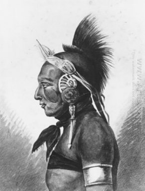 De Osage indiaan Warrior