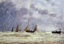 Berck A partida dos barcos