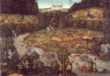La caccia al cervo 1540