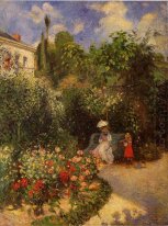 o jardim em Pontoise 1877