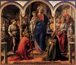 Madonna And Child With St Fredianus And St Augustine 1438