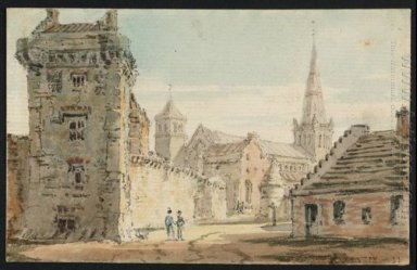 Glasgow High Street, Olhando para a Catedral