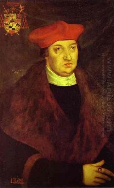Portrait Of Cardinal Albrecht Of Brandenburg 1526 1