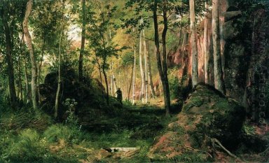 Pemandangan Dengan Pulau Hunter Valaam 1867