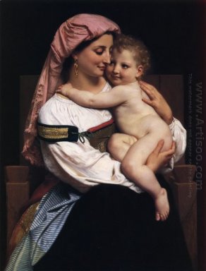 Woman Of Cervara And Her Child 1861
