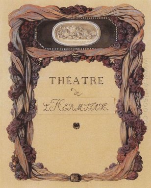 Afdekking van Theater Programma ThȦtre De L Hermitage