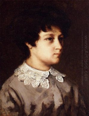 Portrait Of A Young Girl From Salins 1860