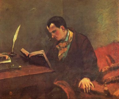 Portret van Charles Baudelaire 1849
