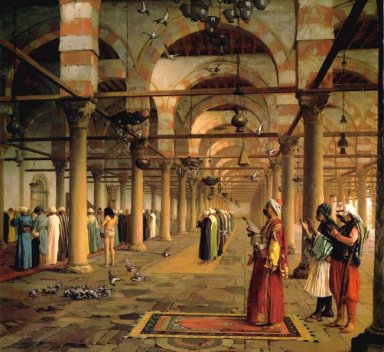 A oração pública na Mesquita de Amr, Cairo