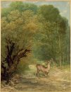 Le printemps Deer Hunted 1867