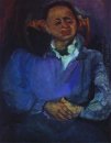 Portrait Of The Pematung Oscar Miestchaninoff