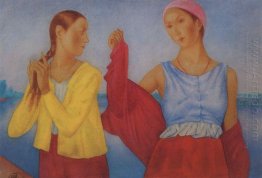 Two Girls 1915