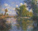 Mit der Eure Fluss im Herbst